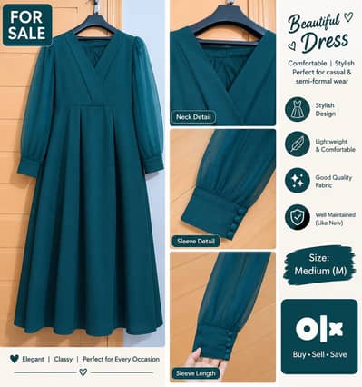 Long Turkish Style Frock