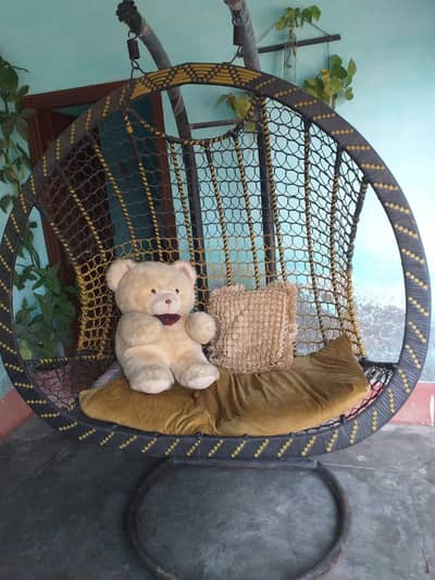 Hanging swing jhula with stand in good condition