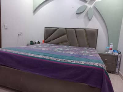 Double Bed set with two side tables and with 10 inches spring mattress