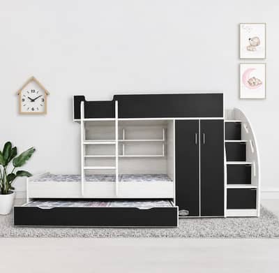 Bunk bed | Kid wooden bunker bed | Baby bed | Double bed | Triple bed