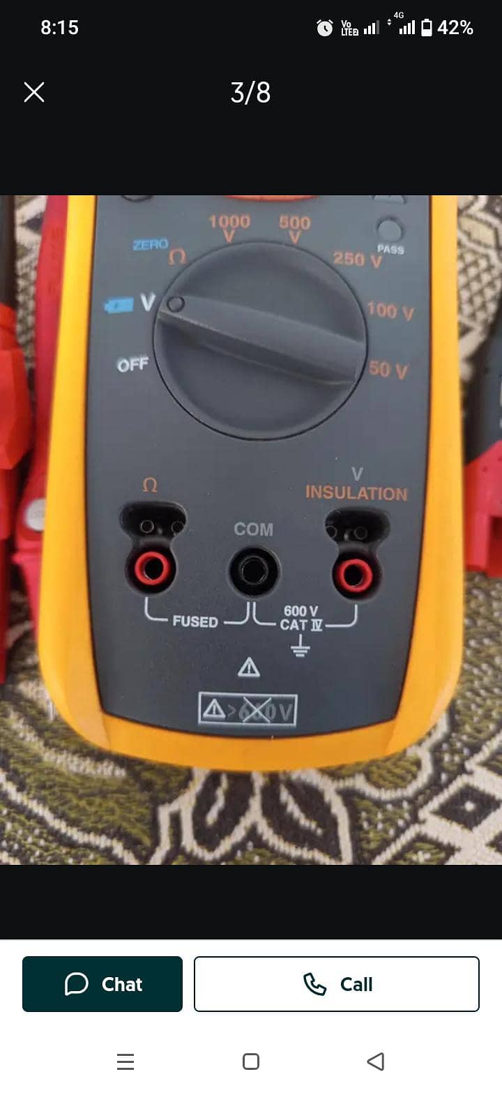 Fluke 1507 insulation testea 3