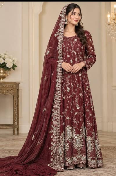 new velvet weeding maxi urgent sale