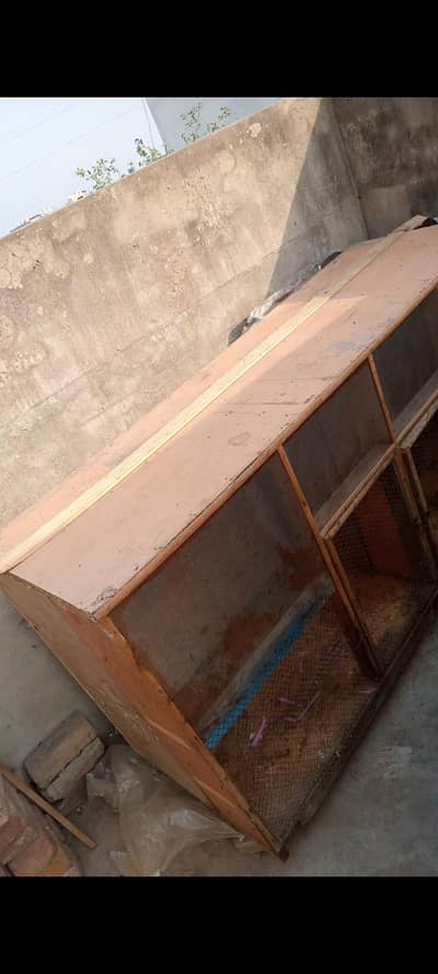 wooden cage