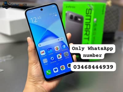Infinix Smart 10 4/128 tasvir ke upar number WhatsApp per rabta karo