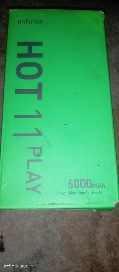 infinix hot 11 play box