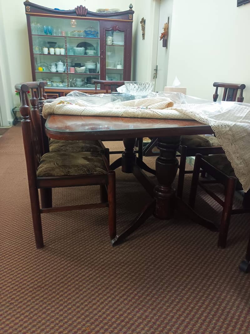Dining table and chairs 1