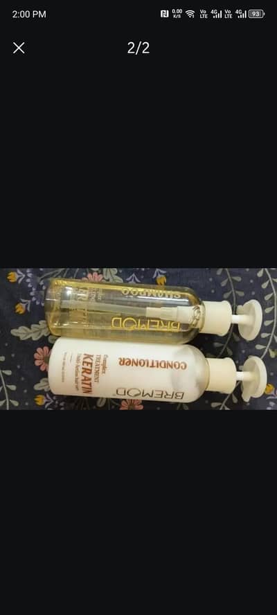 shampoo and conditioner