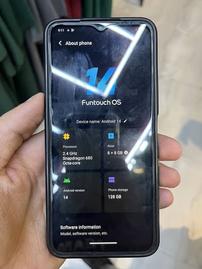 Vivo Y35 Non pta 8+8 /128 GB With Box