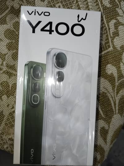 Vivo y400 8gb 256gb just box open for sale 9 to 10 month warranty