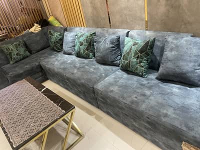 L shape sofa