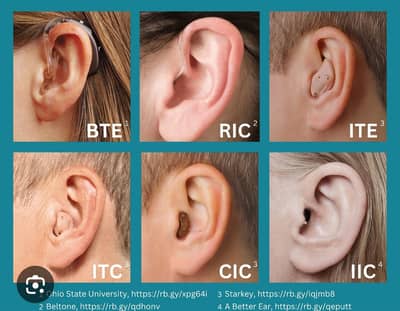 All kind of hearing aids