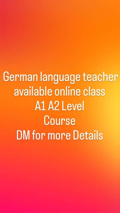 German language teacher