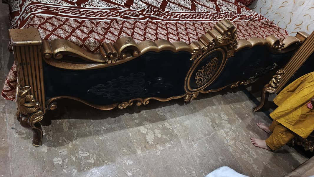 solid Wooden bed Set 2