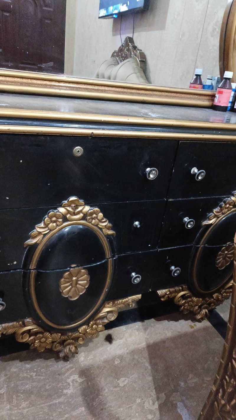 solid Wooden bed Set 6