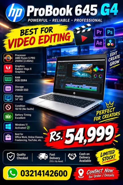 HP Pro Book 5 Ryzen 25000U