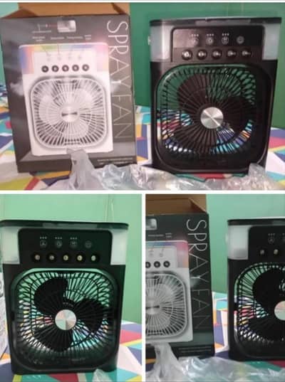 usb rechargeable mist fan 10/10 new