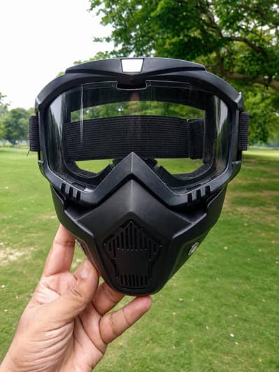 Motorcycle Protective Goggles with Face Mask