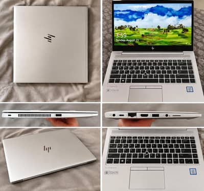 HP EliteBook Core i5 8th Gen | 16GB RAM | 256GB SSD | Slim & Premium