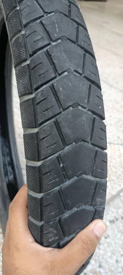YBR Front and back tyre