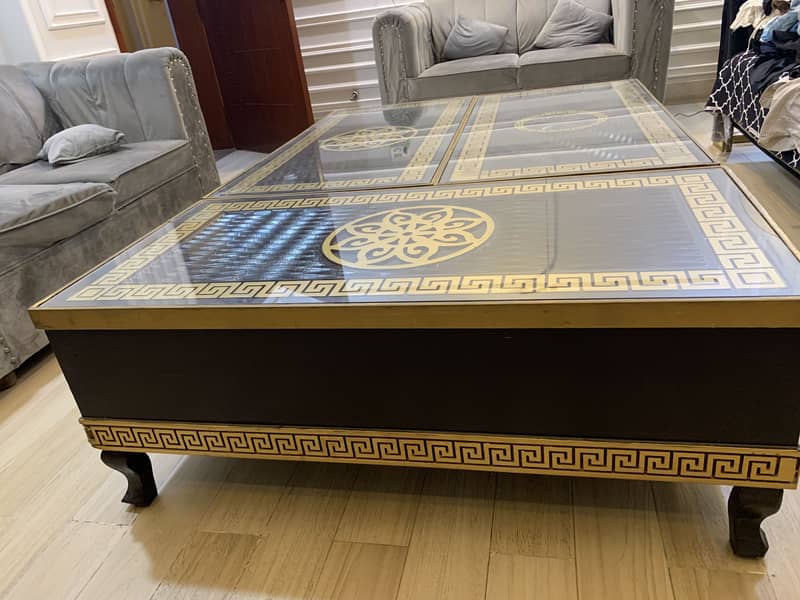3 pcs table set used 1