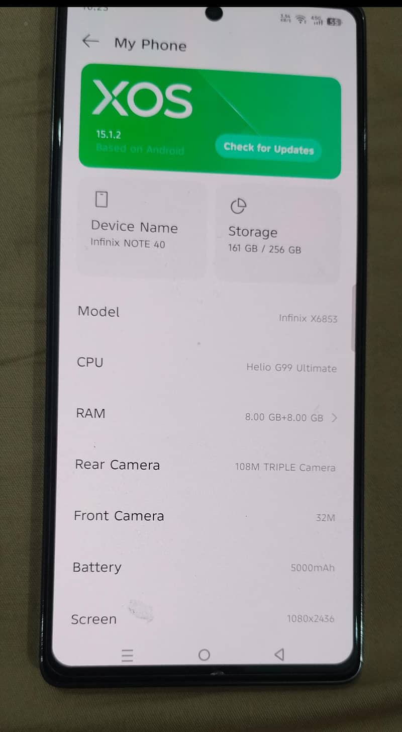 Infinix Note 40 0