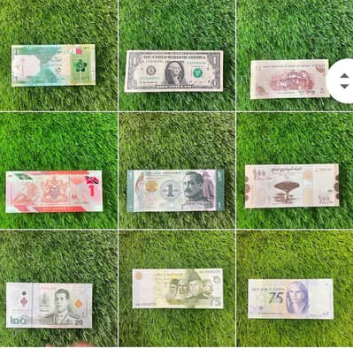 Currency Notes for sell of different countries, 500-2000/-pkr per note