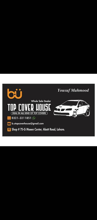 Car Top Cover Pvc Plus Cotton Stuff Imported Pherr Wala