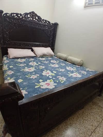 sheesham wood bed set for sale