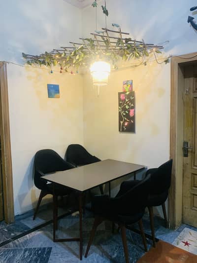 Dining table with chairs for sale