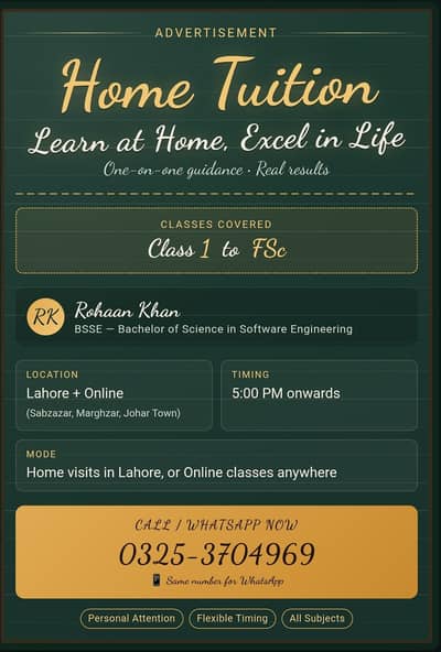 Home Tuition