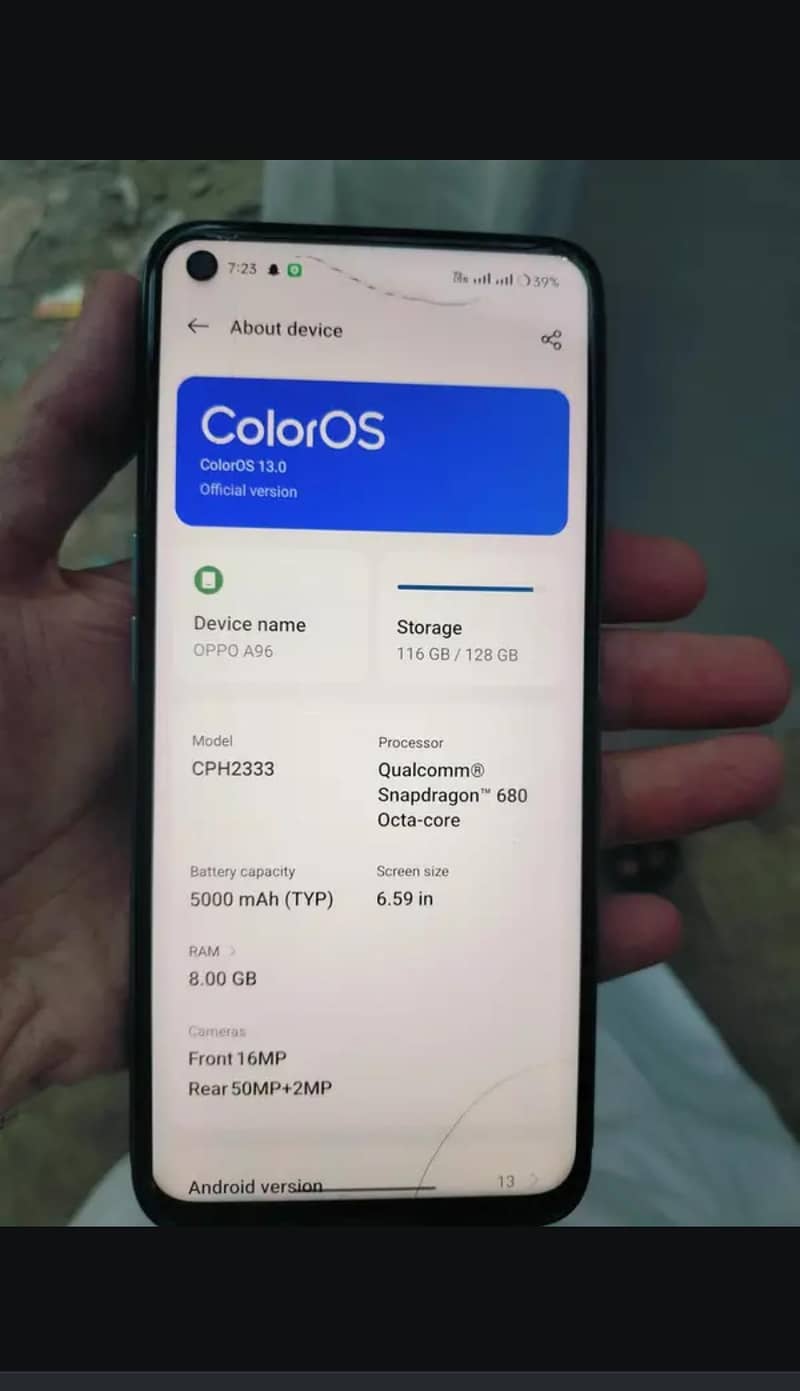 OPPO A96 0