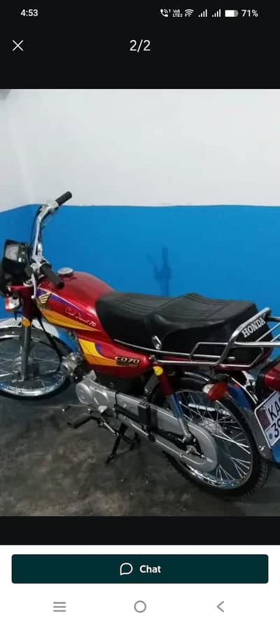 honda CD 70 bike Call WhatsApp 03246788647