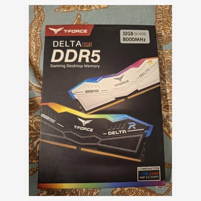 T-Force Delta RGB DDR5 32GB (2x16GB) 8000MHz RAM