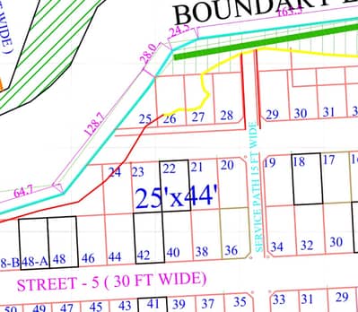 4 Marla Residential Plot, G Block, New City Phase-2