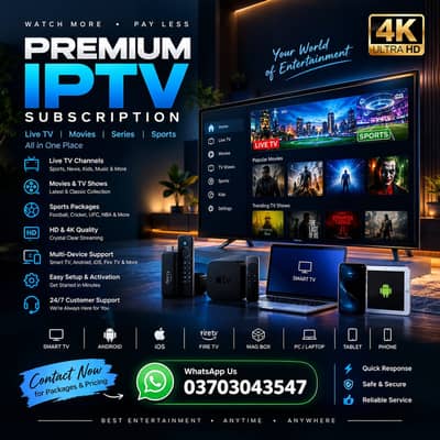 All iptv service avaiable