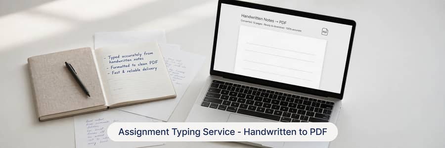 Assignment Typing | Handwritten to PDF | AIOU BA BCom Matric Inter
