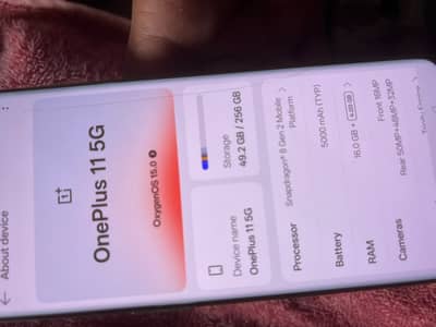 OnePlus 11 5G (16GB RAM / 256GB Storage) - Non-PTA | Gaming beast