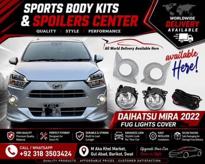 Mira Daihatsu 2022 Fog Light Cover Available Here