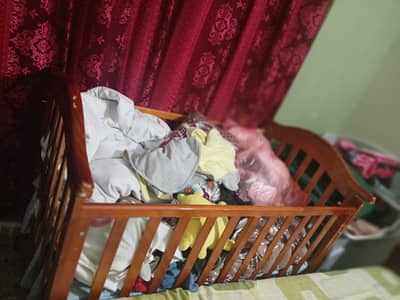 Baby coat (double) in coat swing under large space fraw and middle to