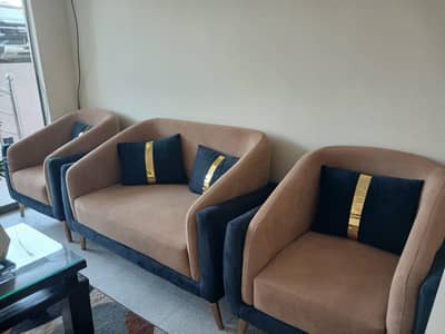 6 Seater Sofa Set | 2+2 Seater & 1+1  Excellent Condition