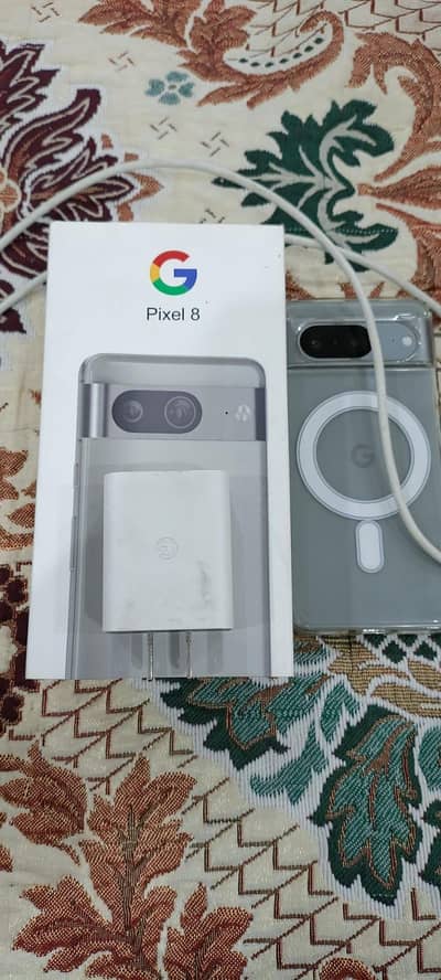Google Pixel 8 official pta approved with box and charger