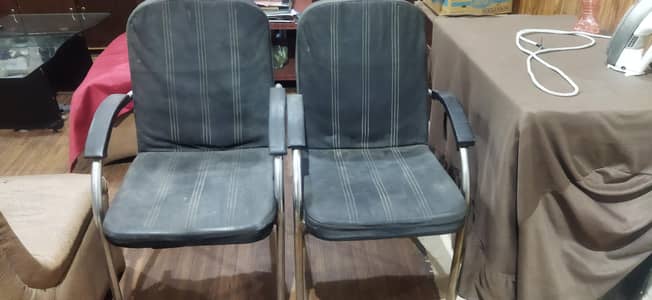 Black chairs set of 2