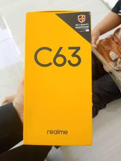 Realme C63 with box