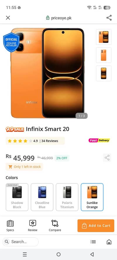 Infinix Smart 20