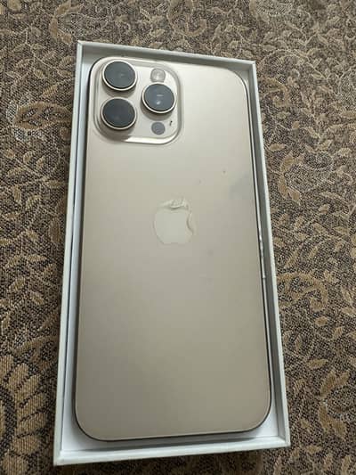 Apple iPhone 16 Pro Max  with box battery health 92%