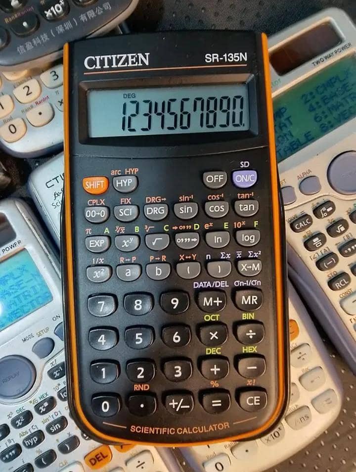 SCIENTIFIC CALCULATOR MASTER COPY 417 FUNCTION S~D 9