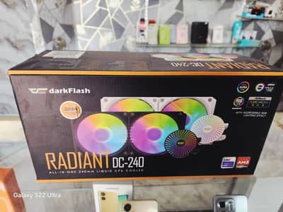 DarkFlash Radiant DC 240 Liquid CPU Cooler White