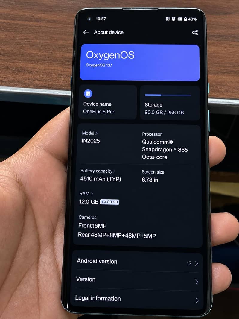 Oneplus 8 pro mobile 2