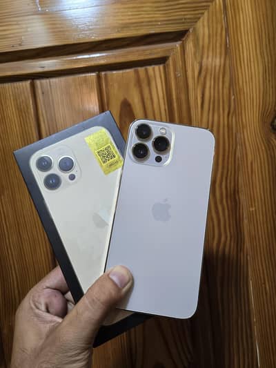 13 Pro Max PTA 128 10/10 Condition 91% Original BH with Box Cable