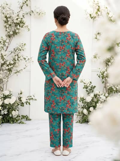 Product Name*: 2 Pcs Women's Unstitched Printed Suit